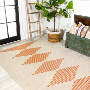 Vinales Diamond Stripe Indoor/outdoor Area Rug